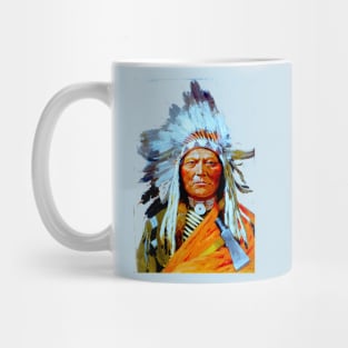 Sitting Bull by Henry Farny 1899 Mug